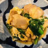 鶏モモ肉とニラの卵炒め